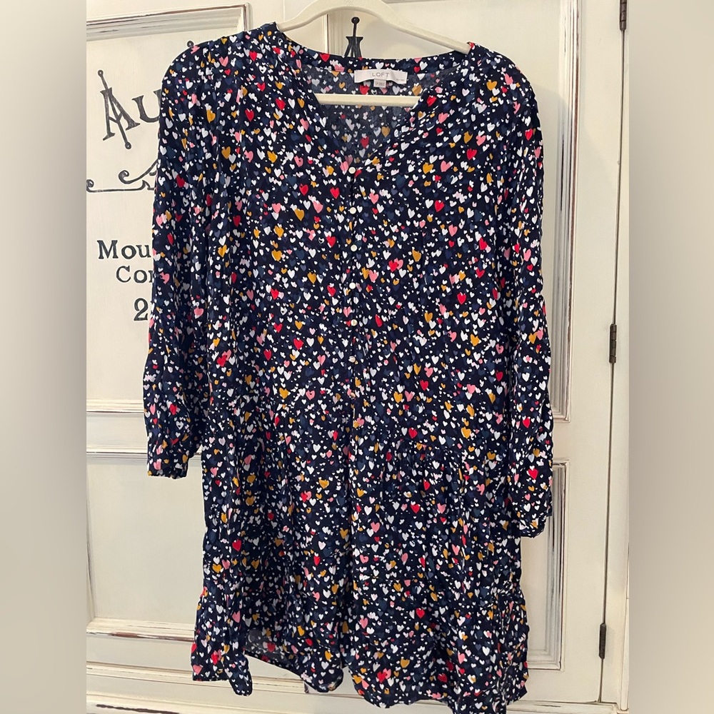 Like New Loft Heart Dress